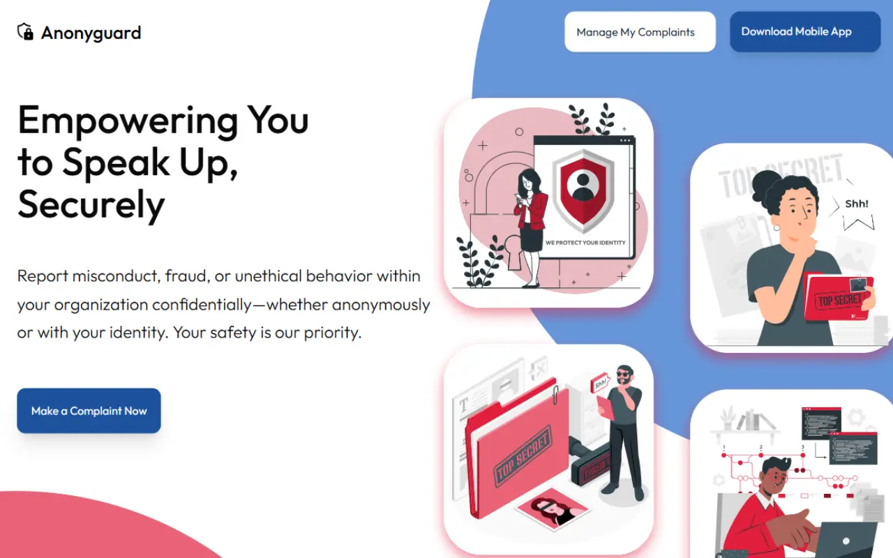 Anonyguard, Secure whistleblowing platform