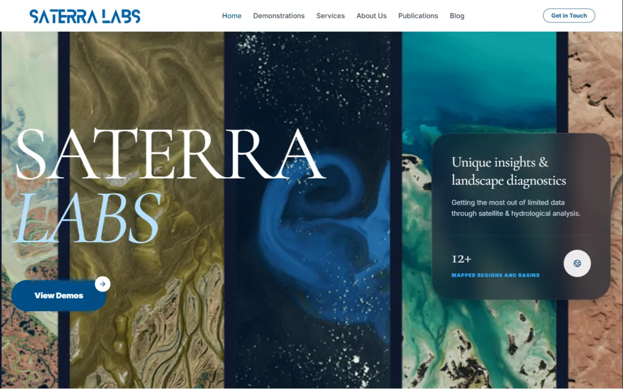 Saterra Labs, Geospatial & hydrological intelligence