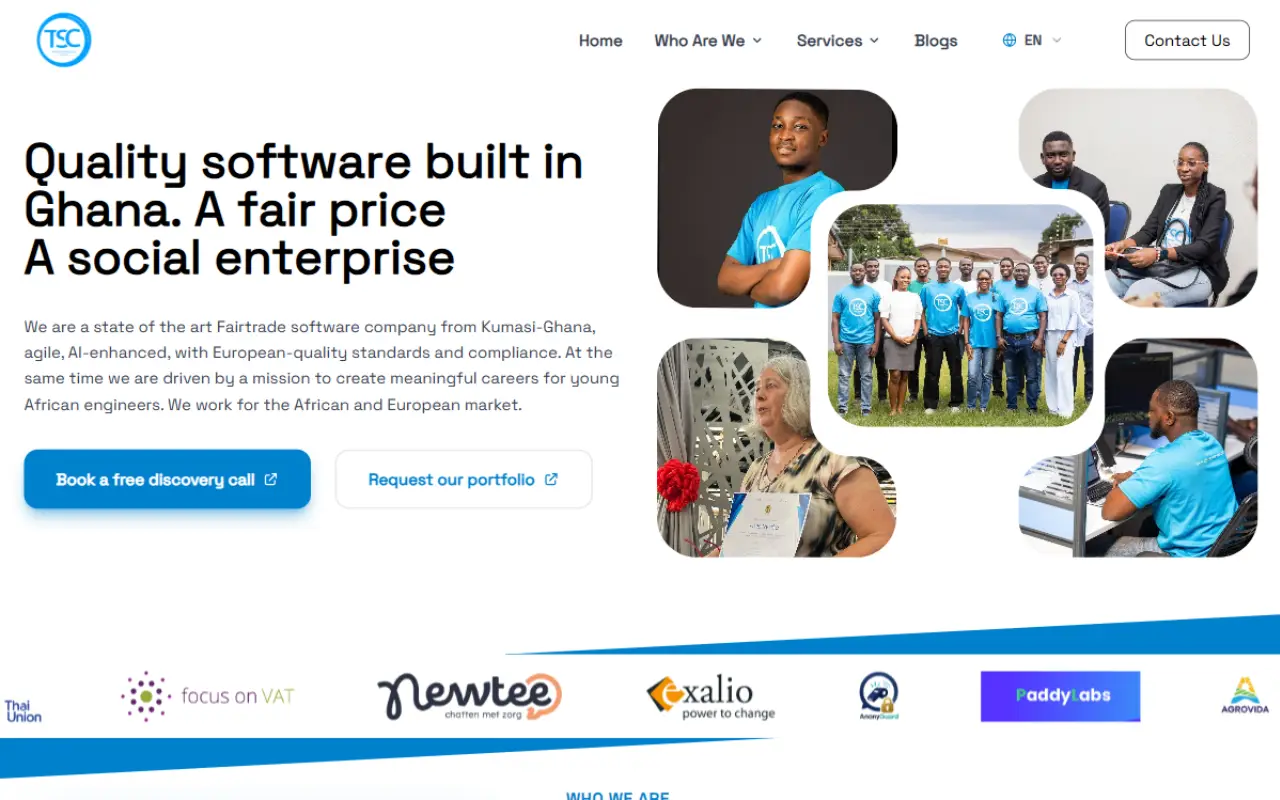 Trinity Software Center, Corporate site rebuild